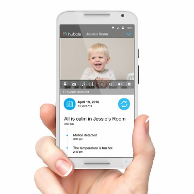 Motorola Smart Video Baby Monitor With Wi-Fi - 3.5" LCD Parent Unit, Night Vision & Two-Way Audio