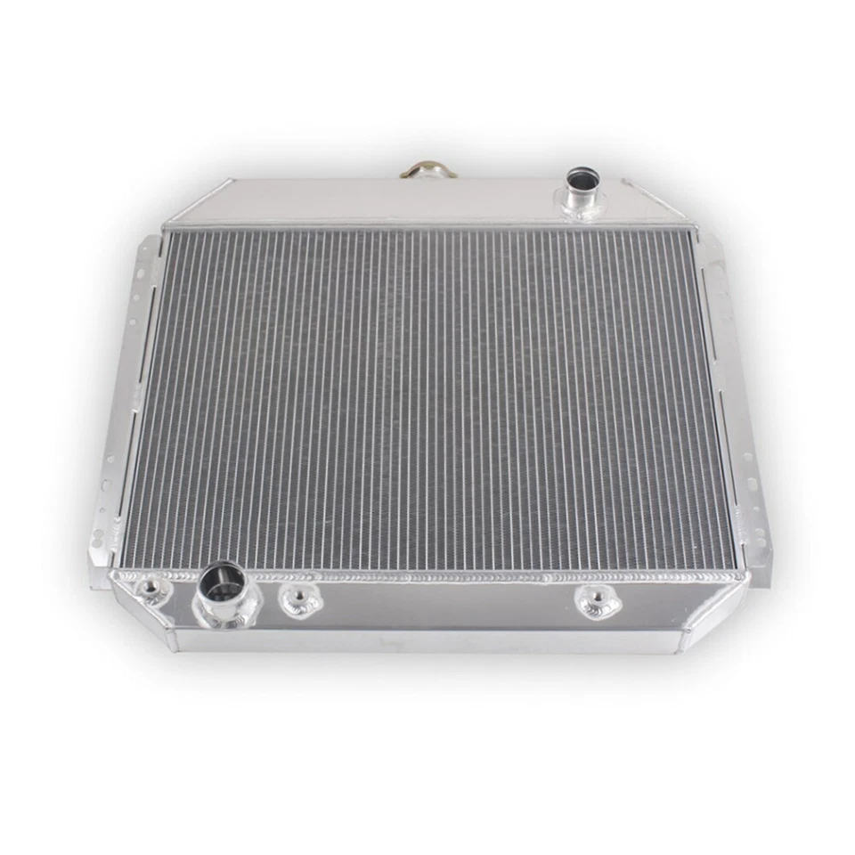4 ROW ALUMINUM RADIATOR + FAN FOR 66-79 FORD BRONCO F SERIES TRUCKS V8 Foto 3 de 4