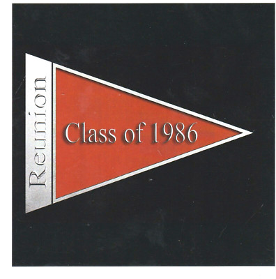 x12 CLASS of 1986 - SCHOOL REUNION Cards - A 3DRose (USA) Card - 12 Cards