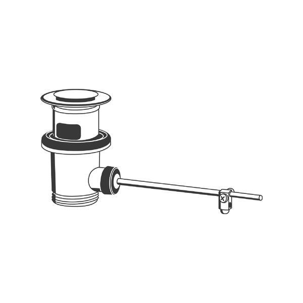 "Grohe Ablaufgarnitur 28910 1 1/4\" FüR Waschtisch Supersteel"-image