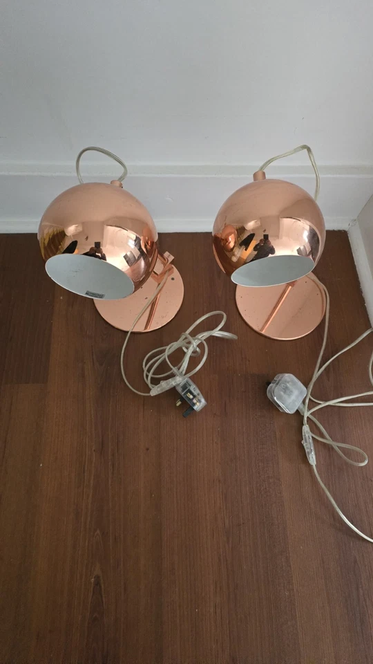 Frandsen Iluminación Cobre Banqueros Lámpara de Escritorio Ajustable Magnética Bola Pantalla 16 pulgadas Foto 2 de 4