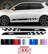 2 BANDES BAS DE CAISSE PORTES POUR SKODA FABIA VRS AUTOCOLLANT STICKER BD540-51