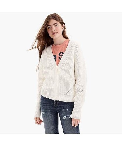 Point Sur J. Crew Ribbed Ivory Cream 
