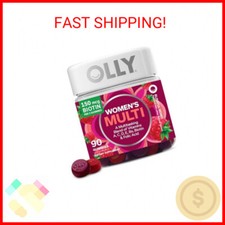 OLLY Women's Multivitamin Gummy, Vitamins A, D, C, E, Biotin, Folic Acid, Adult 