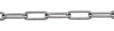 STAINLESS STEEL LONG LINK CHAIN 304L (S6) 3/16" (S0606-0005)