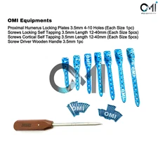 Proximal Humerus locking Philos Plate 3.5mm Titanium Set 4 to 10Holes Set 128pcs