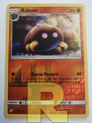 Kabuto   Team Game 77/181   Reverse Holo Foil   Pokemon Italian