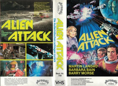 Alien Attack - Die Außerirdischen schlagen zurück - Martin Landau - (VHS Cassett