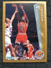 1992-93 Fleer Basketball Michael Jordan League Leaders #238, NM-MT