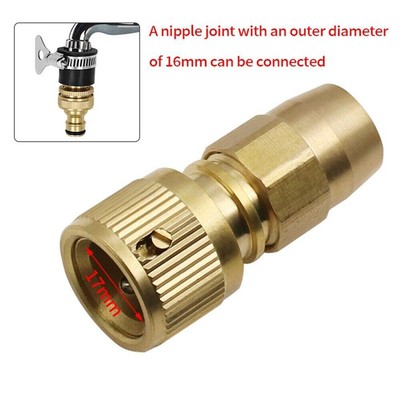 Zuverlässiger Messing Adapter zum Verbinden und Ausfahren für Garten Wassersch