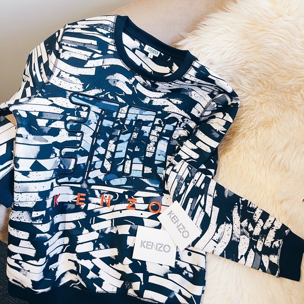 Kenzo Graphic-print Crewneck Sweatshirt | Wore less than 5-times 