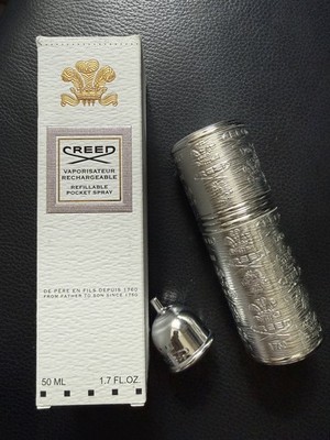 Creed Refillable Travel Atomiser Reise Flakon inkl. Silver Mountain Water Parfum
