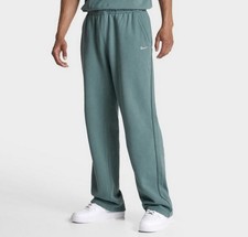 Nike X Nocta Fleece CS Open Hem Sweatpant Turquoise Size Small NEW FZ4675-382