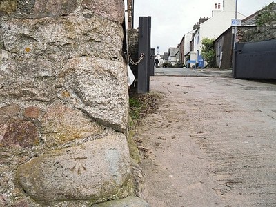 Photo 6x4 Benchmark by the slipway to Ravenglass beach For closer view an c2017