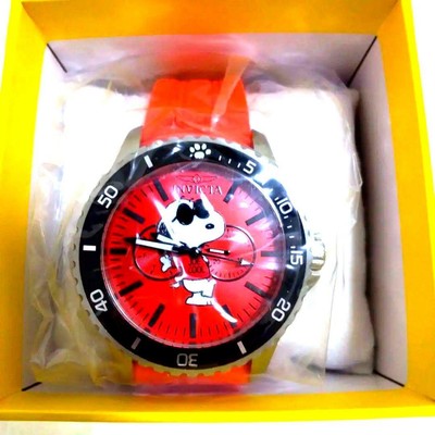 INVICTA Limited Edition Snoopy Red Uhr 50mm 1 of 3000 Neu