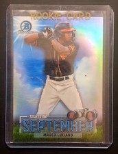 2023 Bowman Marco Luciano Sights on September SOS-17 RefracgorRookie Insert