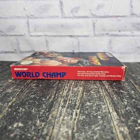 READ World Champ (Nintendo Entertainment System) NES Box & Game No Manual Tested