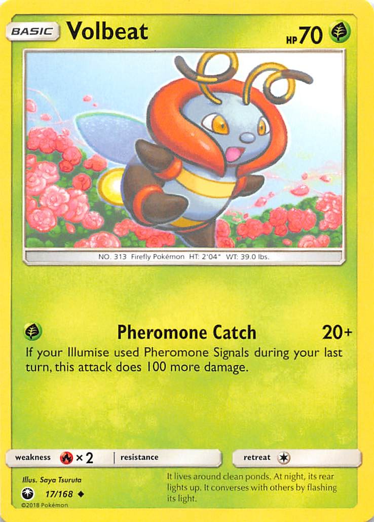 Volbeat 17/168 SM Celestial Storm Pokemon