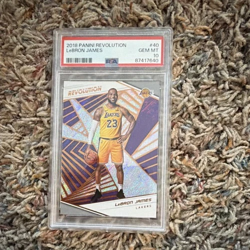 2018 Panini Revolution #40 LeBron James Lakers NBA PSA 10 Basketball Card
