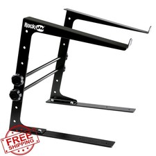 RockJam DJ Laptop Stand Adjustable Height Anti-Slip for Laptops Controllers