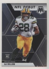 2020 Panini Mosaic NFL Debut AJ Dillon #279 05hs