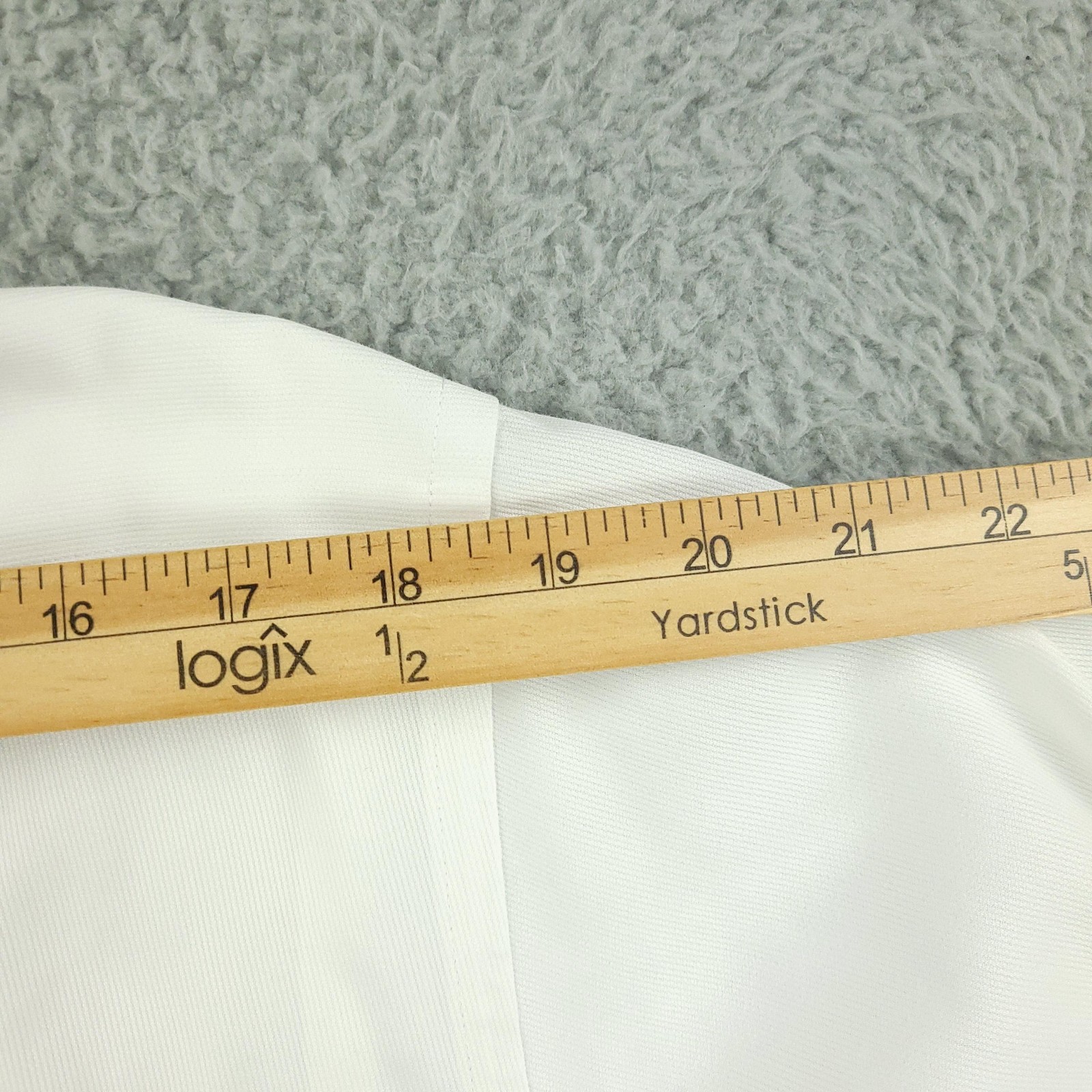 Roundtree & Yorke Gold Label Shirt Mens 15.5 34 White Fitted Dress Non Iron