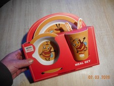 Disney  Kinder Teller  Essen  Geschirr Set   5 teilig  Var.2 Ostern MEAL SET
