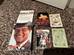 Vintage Dallas TV Series Strategy Card Game Mega Corp