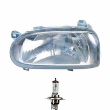 Halogen Scheinwerfer rechts H4 für VW Golf III Cabriolet Variant inkl. Lampen