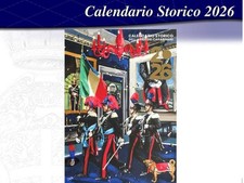 CALENDARIO STORICO DELL'ARMA DEI CARABINIERI  2026- Nuovo