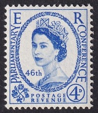 SG560 4d Ultramarine Inter-Parliamentary Conference 1957 Unmounted Mint