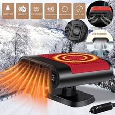 1200W Portable Electric Car Heater 12VDC Heating Fan Defogger Defroster Demister