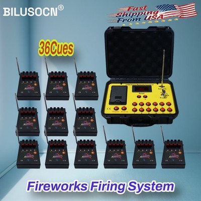 48 Cues Fireworks Firing System 48CH Wireless Remote Pyrotechnic Igniter