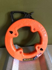 Klein Tools 25 ft Steel Fish Tape 56335 Wide Steel Wire Puller Electrician