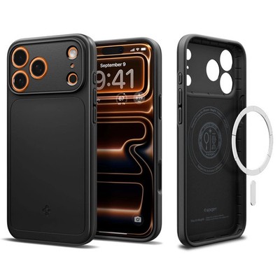 Spigen Thin Fit MagSafe Hülle für iPhone 17 Pro, Schwarz