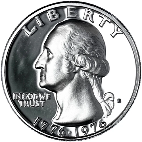 1976-S *Washington 40% Silver Quarter* Beautiful BU Proof Coin. Free Shipping!