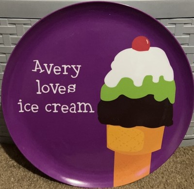 Personalized Dinner Plate- Avery