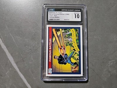Nick Fury Vs Hydra Marvel Universe Series I (1990) #107 CGC 10