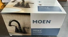 NewMOEN 84537BRB Hilliard Mediterranean Bronze Two-Handle  Bathroom Faucet B298