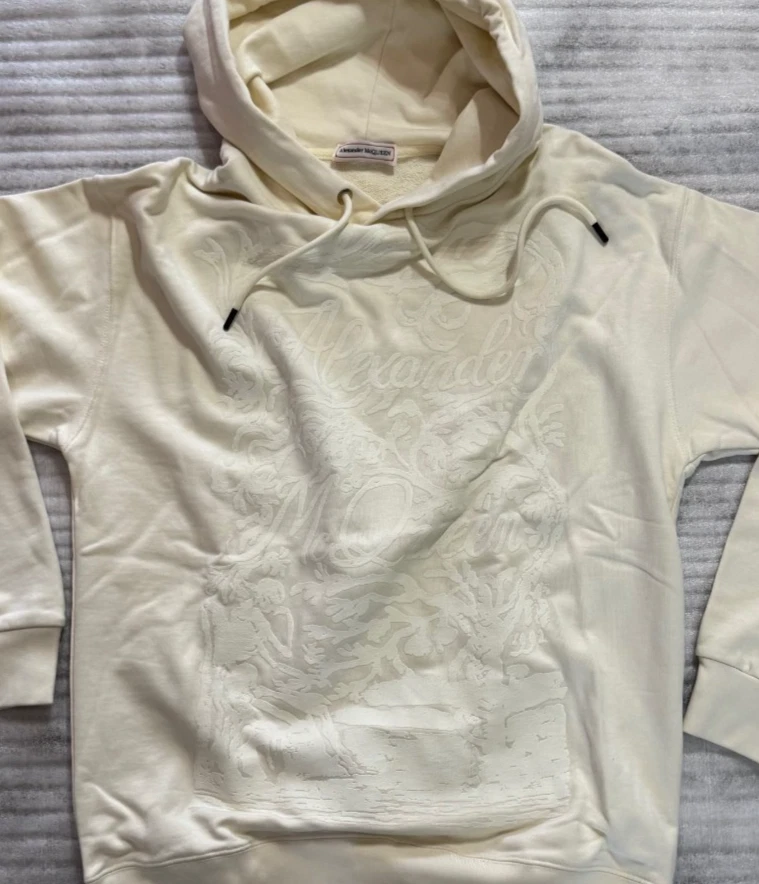 Sudadera con capucha Alexander McQUEEN beige para hombre talla M Foto 3 de 3