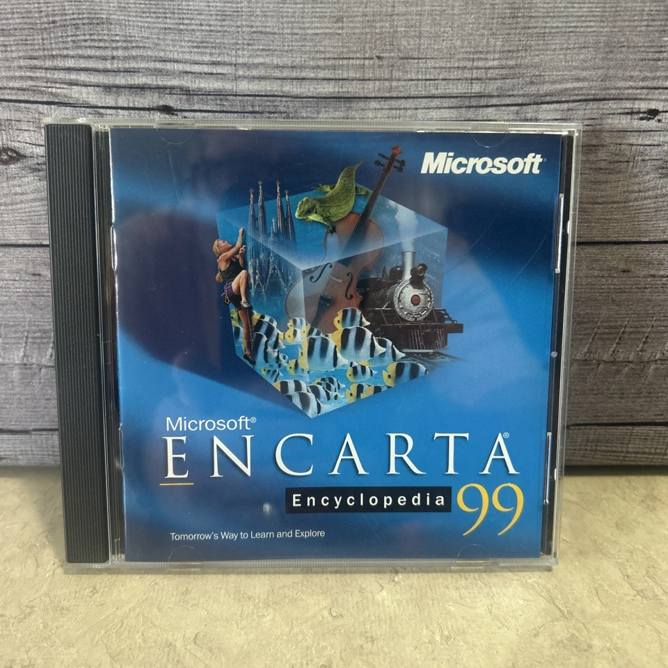 Microsoft ENCARTA '99 Interactive Multimedia Encyclopedia Version A - PC CD-ROM - Image 1 of 1