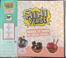 Brand New MGA Mini Verse Ice Cream Social. These Are So Much Fun To Build 