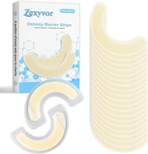 20PCS Ostomy Barrier Strips Medical Grade Hydrocolloid Skin 