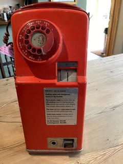 Vintage GPO Telephone Box Payphone Coin Operated