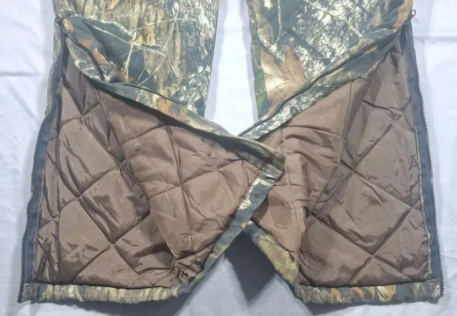 Mono aislante Jerzees para exteriores para hombre XL camuflaje roble musgo baberos de caza Foto 4 de 4