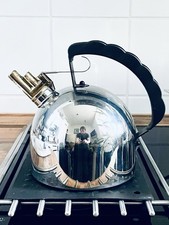 Alessi Wasserkessel IL BOLLITORE Richard Sapper Design 9091 Edelstahl Italy TOP