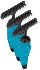 Master Grooming Tools Ergonomic Undercoat Rakes — Efficient Tools for Groo