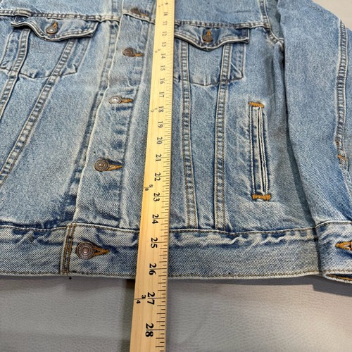 VTG 80/90s Levis 70507-0389 USA Denim Trucker Skate Jacket Men Blue Y2K M-5461 by Levi's, $50 - Photo 3