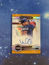 William Contreras Rookie Auto 2021 Topps Five Star Orange /5 RC Braves