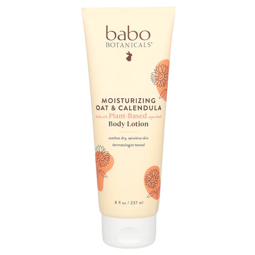 Moisturizing Body Lotion, Oat & Calendula, 8 fl oz (237 ml)